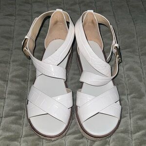 Michael Kors White Strappy Sandals